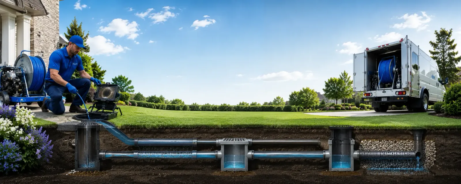 Outdoor drain cleaning information for Greenfield Center, NY